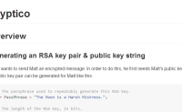 JavaScript RSA加密库Cryptico.js